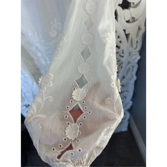 Anthropologie Embellished floral Blouse - Picture 10 of 15